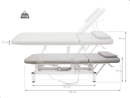 Electric massage table 182x62