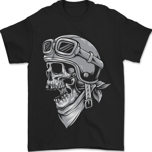 Biker outlaw skull - biker,