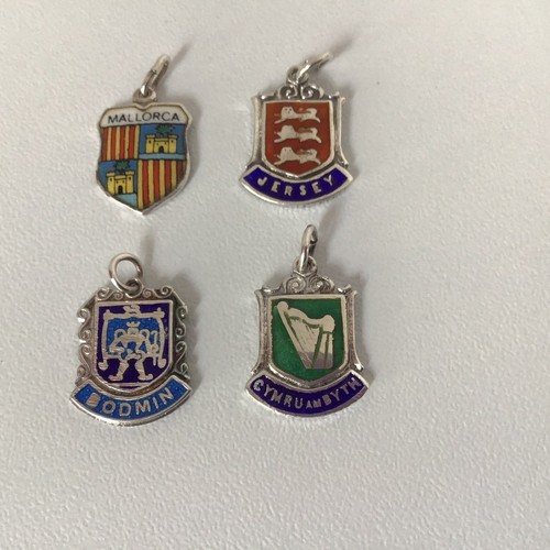 Sterling silver and enamel x - and,