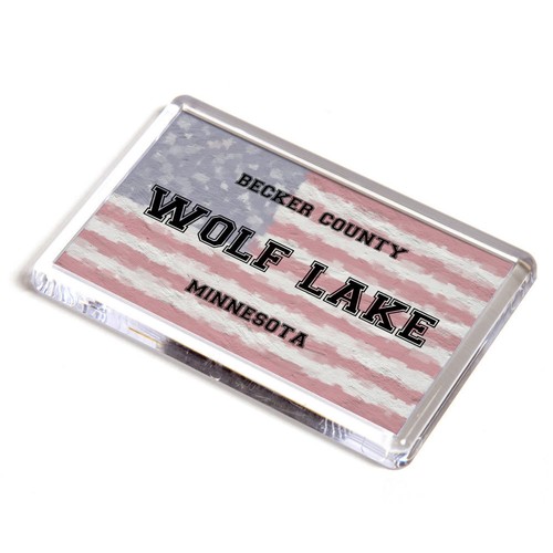 Fridge magnet wolf lake - magnet,