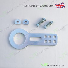 Silver Universal JDM Front Bumper Racing Tow Hook - Top Quality Billet Aluminium