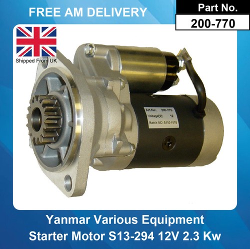 Starter motor for yanmar - motor,