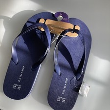 New Primark Blue Flip Flops