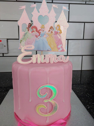 Personalised princess cake - personalised,