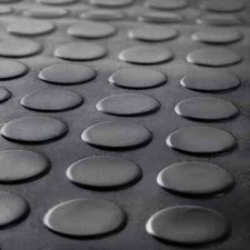 Heavy Duty Non-Slip Rubber Floor Matting Coin Garage Van Shed Car Gym 1.5m Width