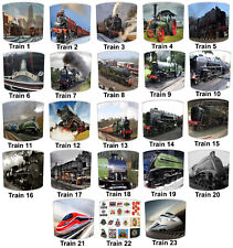 Steam Trains Locomotives Ceiling Lampshade Table Lamp shades Pendant lampshades