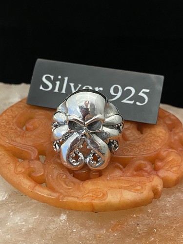 Large chunky silver octopus - silver,
