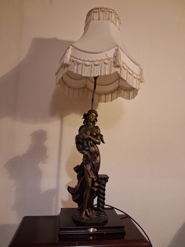 Table lamp resin - lamp,, resin,