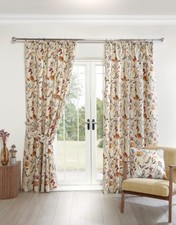 Lined Pencil Pleat Floral