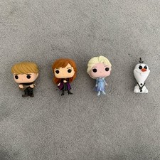 Funko Pop! Disney Frozen Set of 4 Elsa, Anna, Kristof, and Olaf.