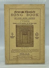 Vintage News Chronicle Song Book 1940s British Paperback Words Only Collectible