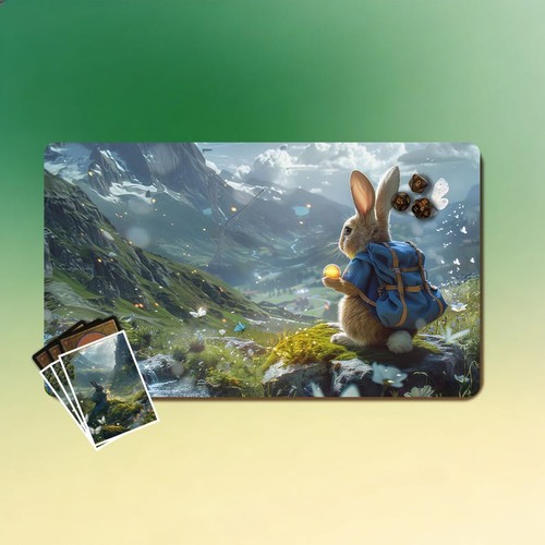 Mtg playmat fantasy bunny - playmat,,