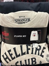 Stranger Things Hellfire Club Pyjama Set Men’s UK Sizes XS-2XL