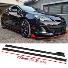 For Vauxhall Opel Astra H J K 78.7" Side Skirts Rocker Panel Extension Splitter