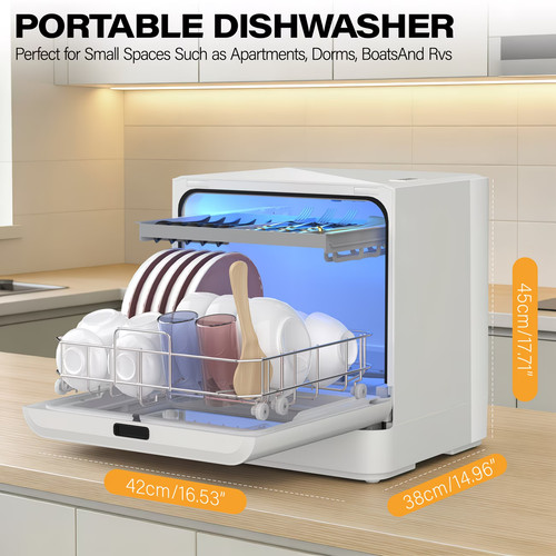 Portable countertop dishwasher - countertop,