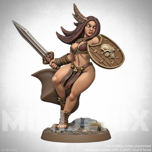 Aztec tribal girl - tribal, fantasy