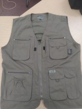 CHAMPION mens large Dale gilet / vest hunting fishing olive green