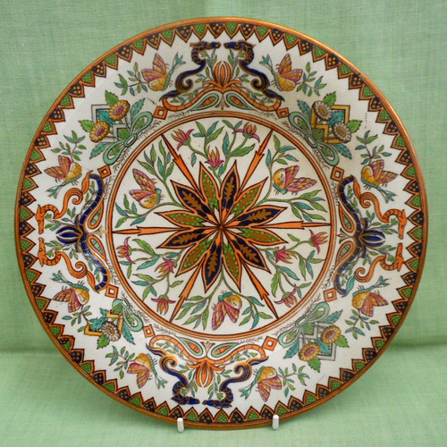 Ashworth ironstone china plate - ashworth,