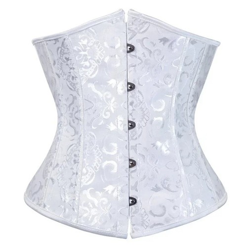 Floral jacquard underbust - floral,