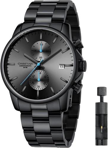 Men watches with stainless - men's,