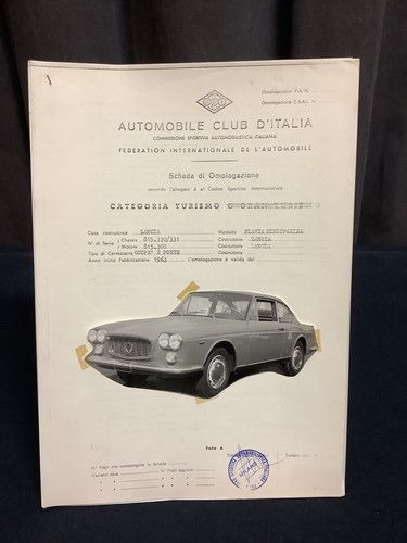 Rare original file 1963 - rare, fia