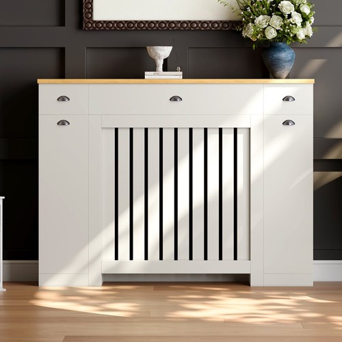 Radiator cover cream modern - radiator,