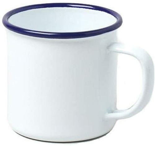 Falcon white enamel - mug, beaker