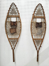 VINTAGE WOODEN SNOWSHOES