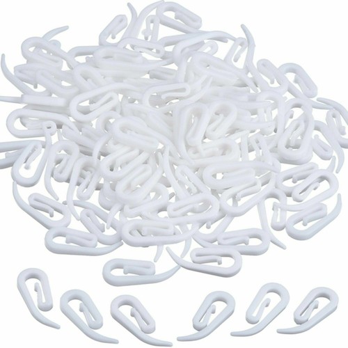 Curtain hooks for ring white - curtain,