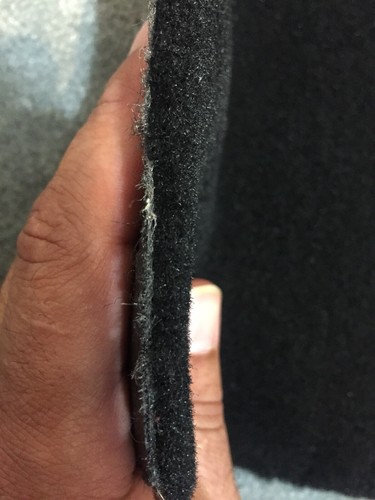 Luxury black pvc backed - luxury,