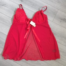 BNWT Vintage La Senza Red Lace