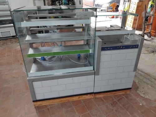 Commercial heated food glass