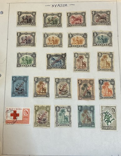Vintage album page - a,