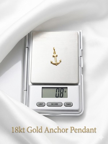18karat italian gold anchor - 18karat,
