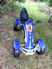 Berg kids adult XL Geared Go Cart Kart Pedal Comfort Seat 2 Seater Large Speedo