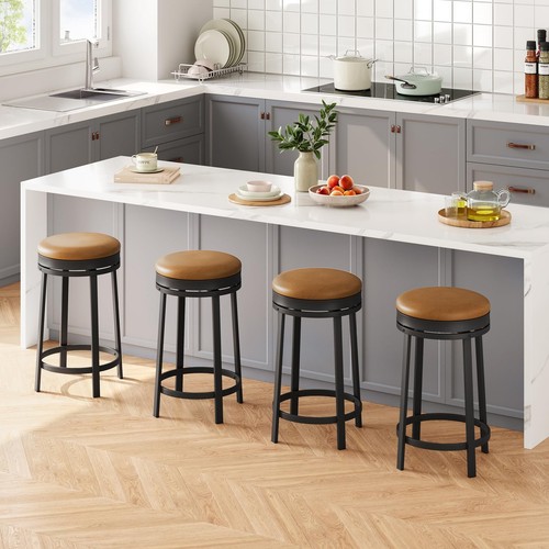 Swivel bar stool leather - swivel,