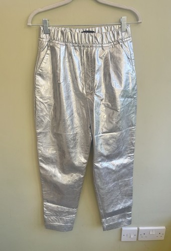 Zara silver faux leather - zara,