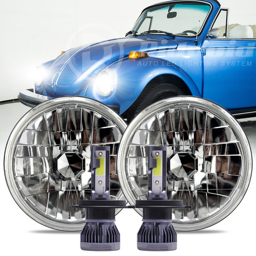 Inch round headlights - round,