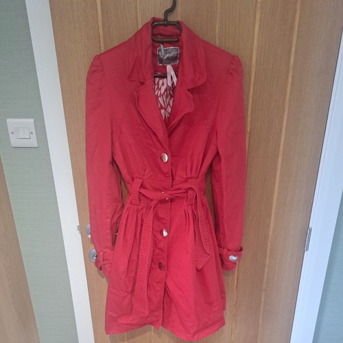 Women lipsy red coat size - red, 8