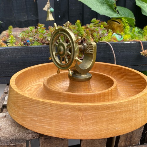 Large vintage hand turned - large,