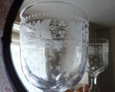 Antique Victorian Star Etched