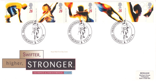 Fdc 1996 olympics - gb,