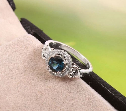 Natural london blue topaz - natural,