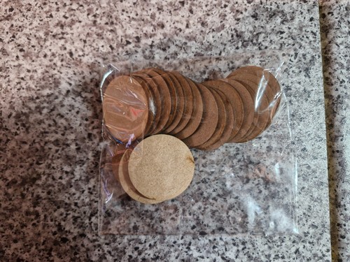 Wooden mdf circles craft - x,