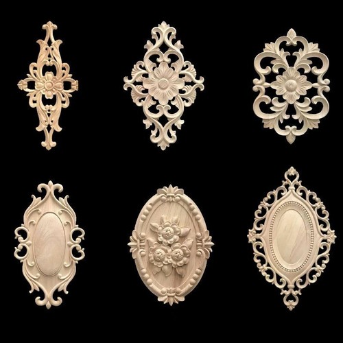 Wooden carved applique - carved,