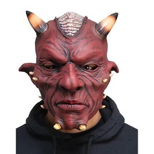 Red Devil Mask Latex Full Head