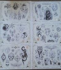 tattoo flash sheets Jenny Clark