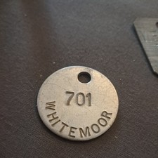 Old Whitemoor Colliery (North Yorkshire) Coal Mine Workers Check Token No 701