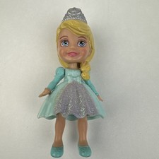 Disney Frozen Princess Elsa Mini Toddler Dolls Posable Figures 3.5" l@@k!!
