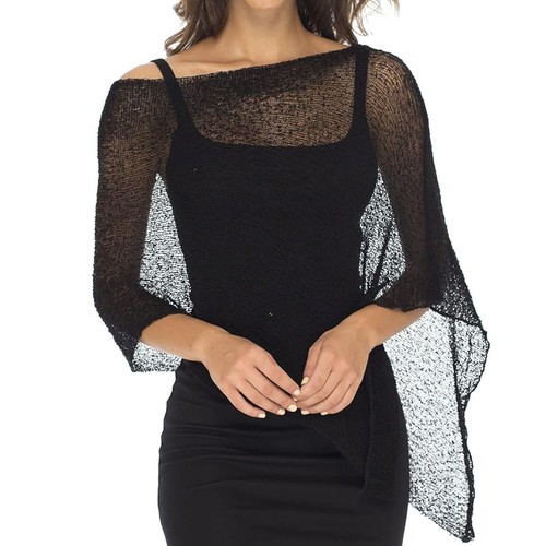 Mesh poncho women - poncho, tulle
